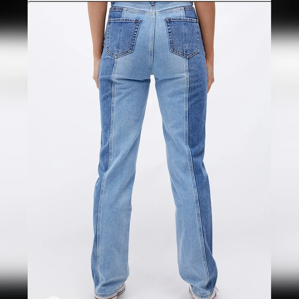 PacSun Women's Blue Two-Tone Jeans. Size 25 - Picture 3 of 16